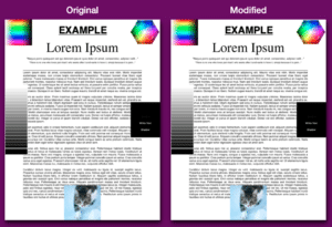 PDF side by side: they look the same, but the code beneath is very different
