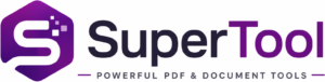 SuperTool's online tools make editing pdfs and images simple.