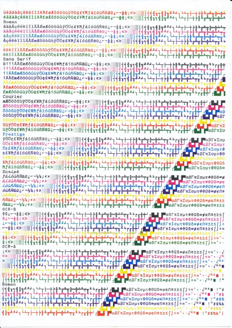 Color Print Test Page PDF - Super Tool