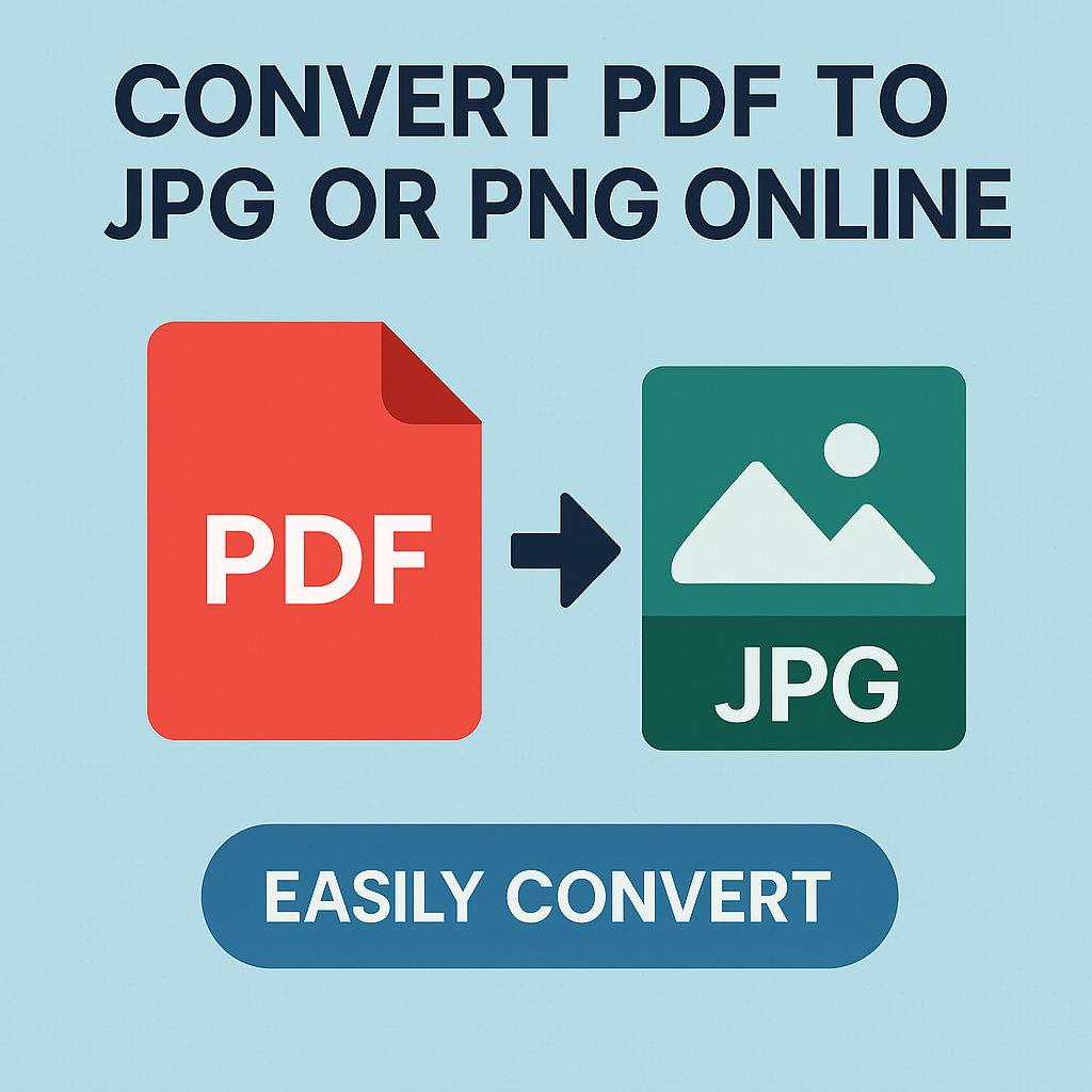 You are currently viewing Easily Convert PDF to JPG or PNG Online — High-Quality, Free First Download